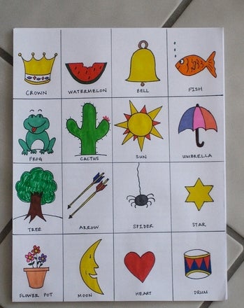 Loteria board cards christmas